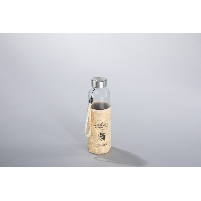 Bouteille En Verre 1L Avec Bouchon Clapet | Design Gris Moderne | Réutilisable, Lave-Vaisselle | Paris Prix
